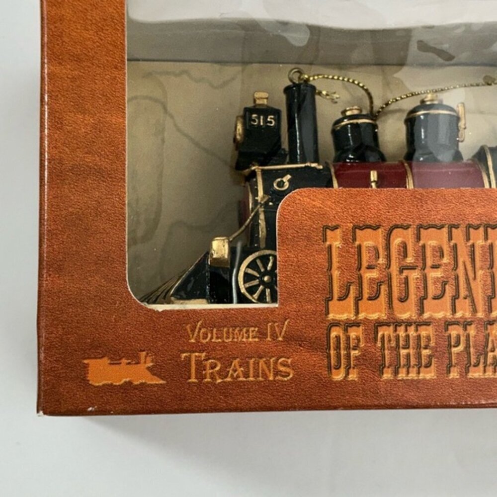 Vintage Train Locomotive 515 Wood Ornament Legend of The Plains Chapter IV 1991 - Picture 14 of 16